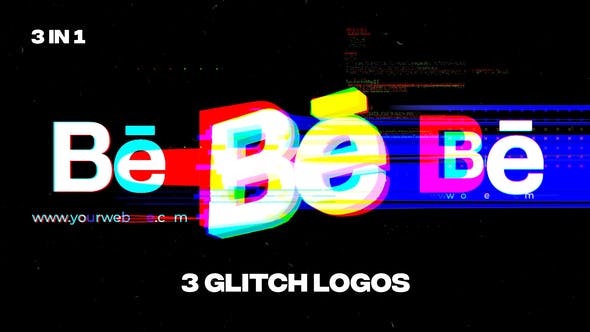Glitch Logos - Download Videohive 34096341