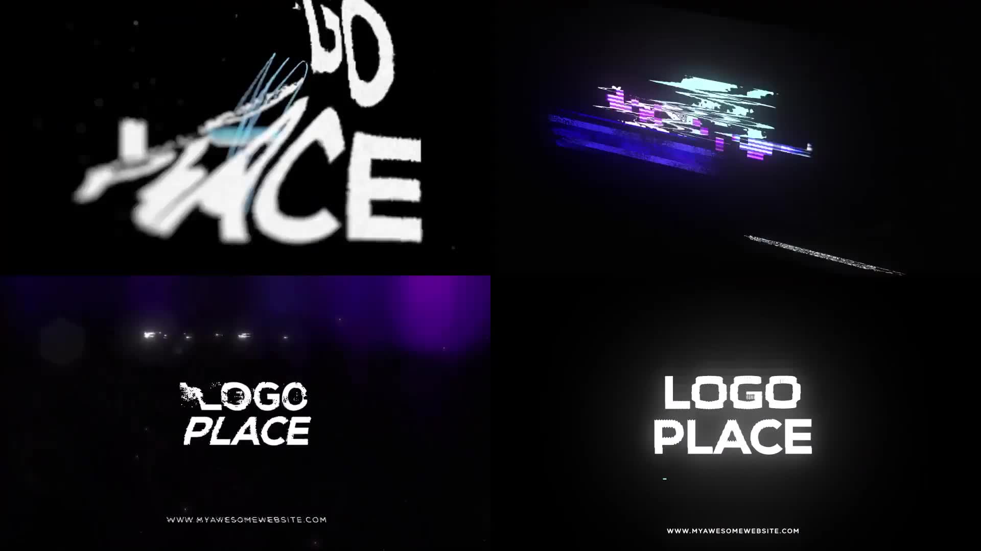 Glitch Logos Intro Pack Videohive 36260957 After Effects Image 2
