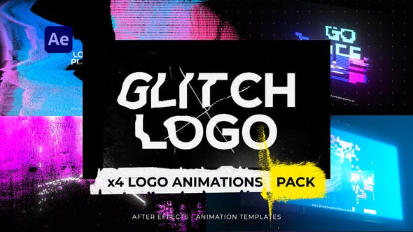 Glitch Logos Intro Pack - Download 36260957 Videohive