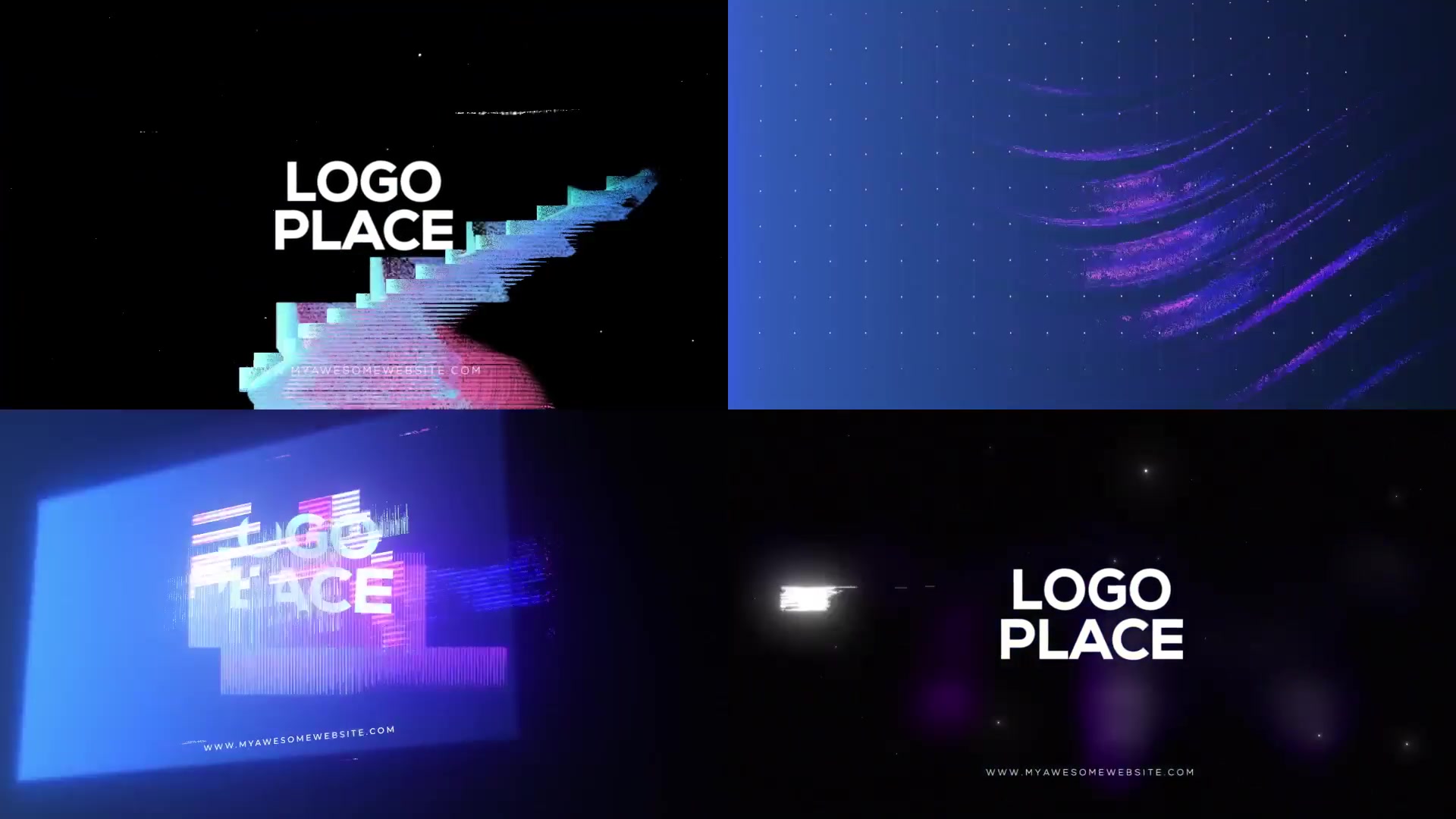 Glitch Logos Intro Pack Videohive 36261282 Apple Motion Image 2