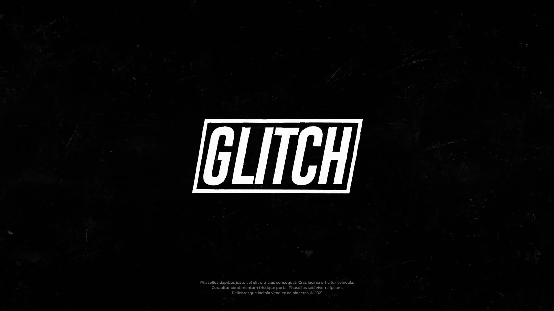 Glitch Logotype Videohive 29377119 After Effects Image 3