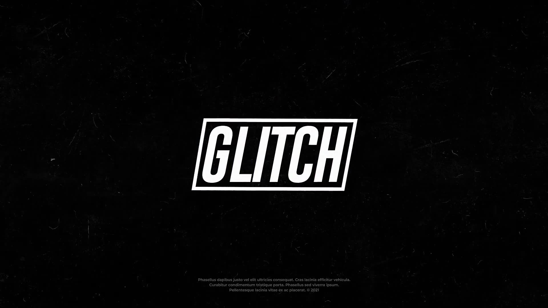 Glitch Logotype Videohive 29377119 After Effects Image 4