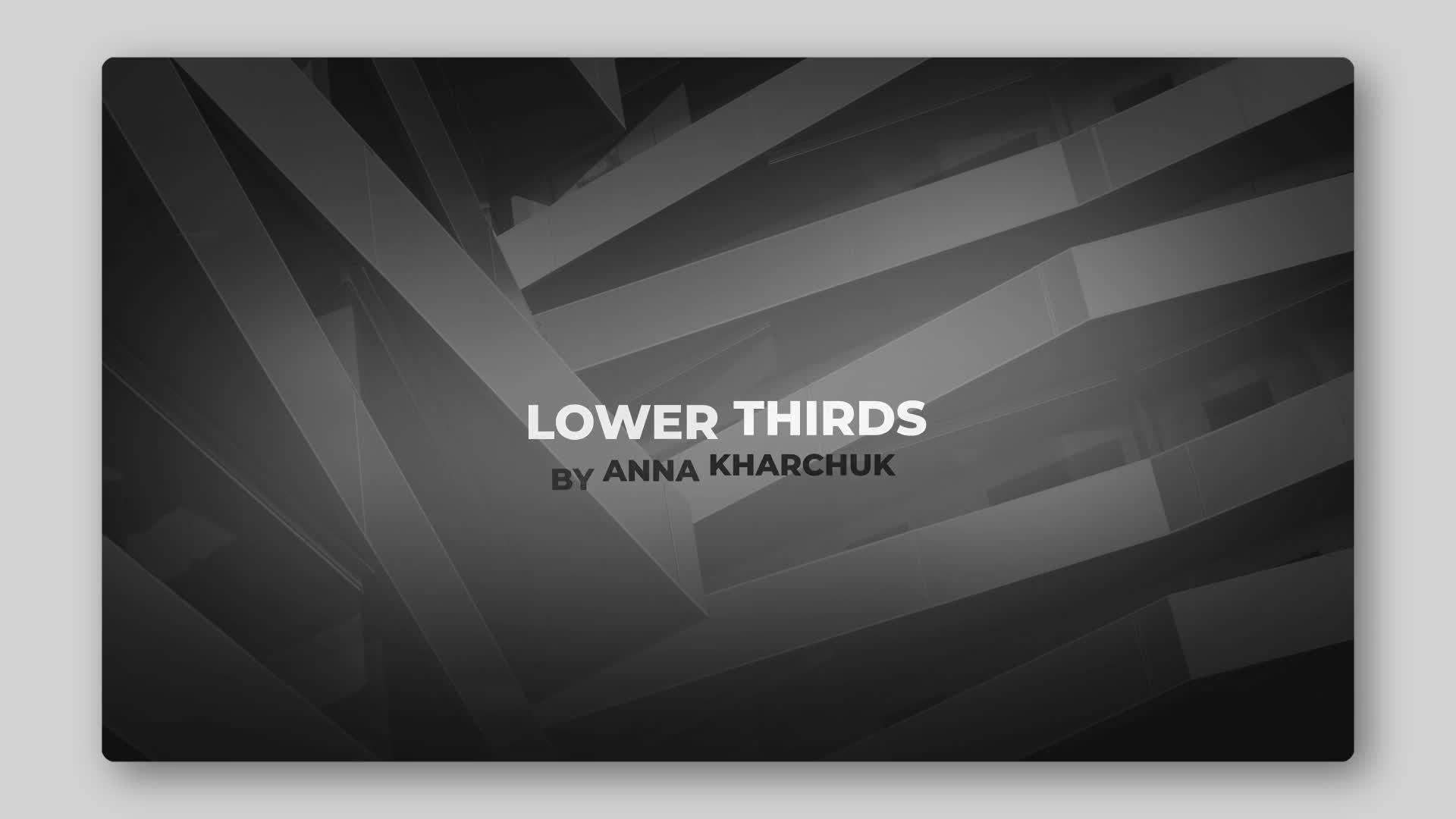Glitch Lower Thirds Videohive 29714260 After Effects Image 1