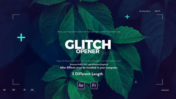 Glitch Media Opener I Premiere Pro - Download Videohive 22076967