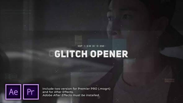 Glitch Media Opener - Videohive Download 30586434