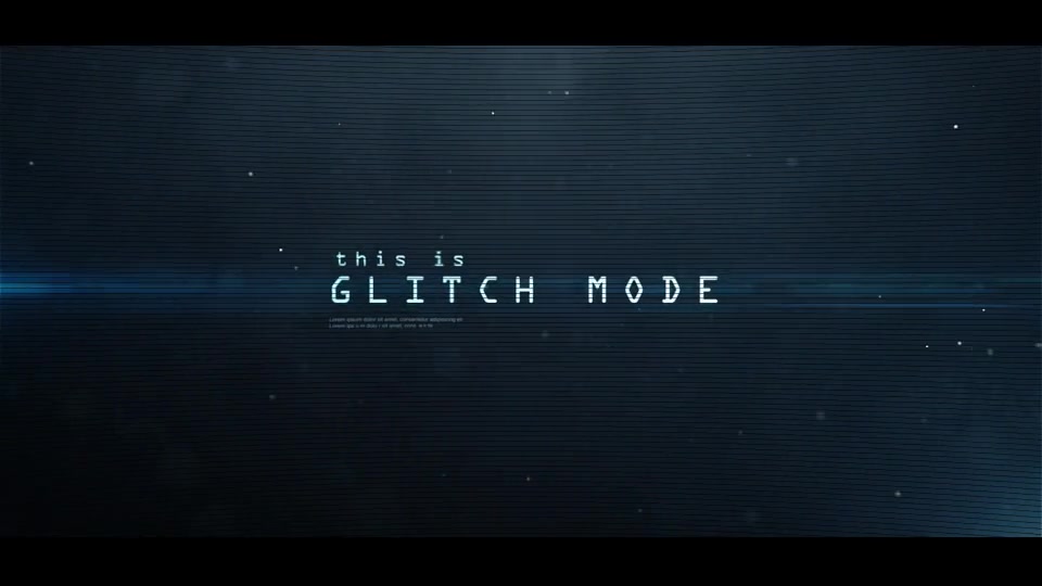 Glitch Mode Text Sequence and Logo Intro - Download Videohive 6230289