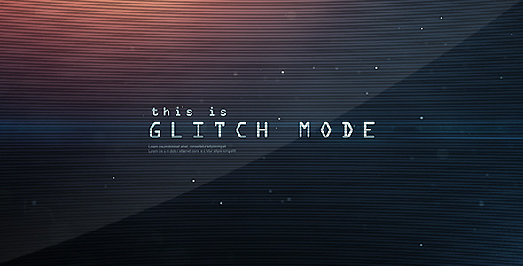 Glitch Mode Text Sequence and Logo Intro - Download Videohive 6230289