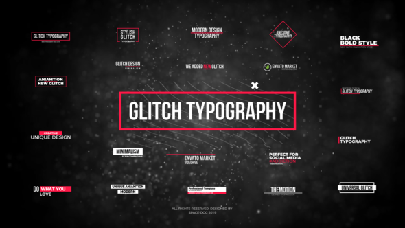 Glitch Modern Titles // FCPX - Download Videohive 23312235