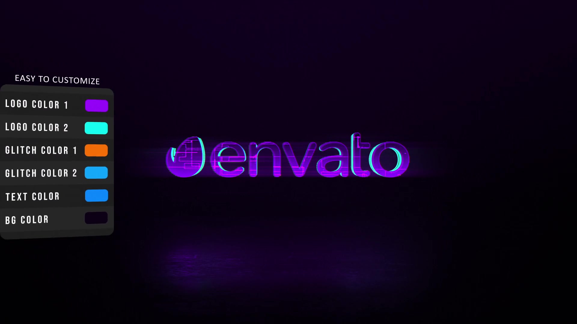 Glitch Neon Logo Reveal Videohive 51863297 After Effects Image 5