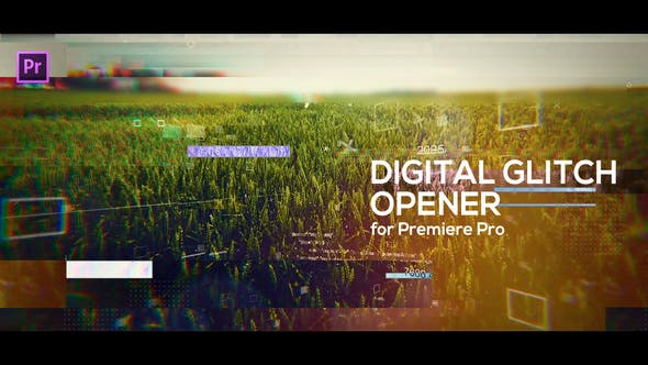 Glitch Opener for Premiere Pro - Videohive 23268708 Download