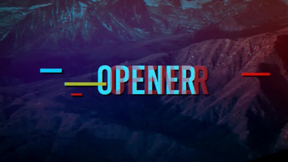 Glitch Opener V1 Videohive 19656451 After Effects Image 1