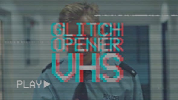 Glitch Opener VHS - Videohive 22855585 Download