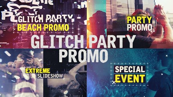 Glitch Party Promo - Download 15619052 Videohive
