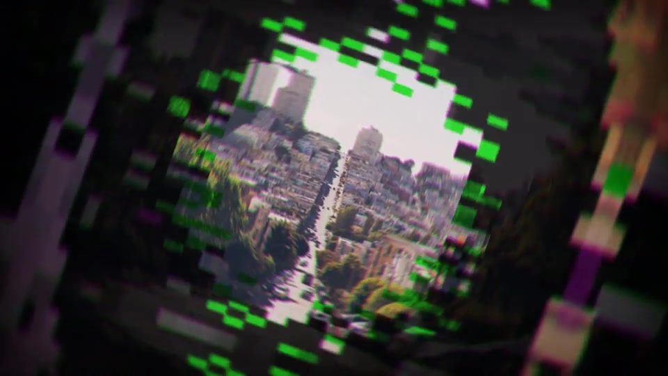 pixel glitch after effects