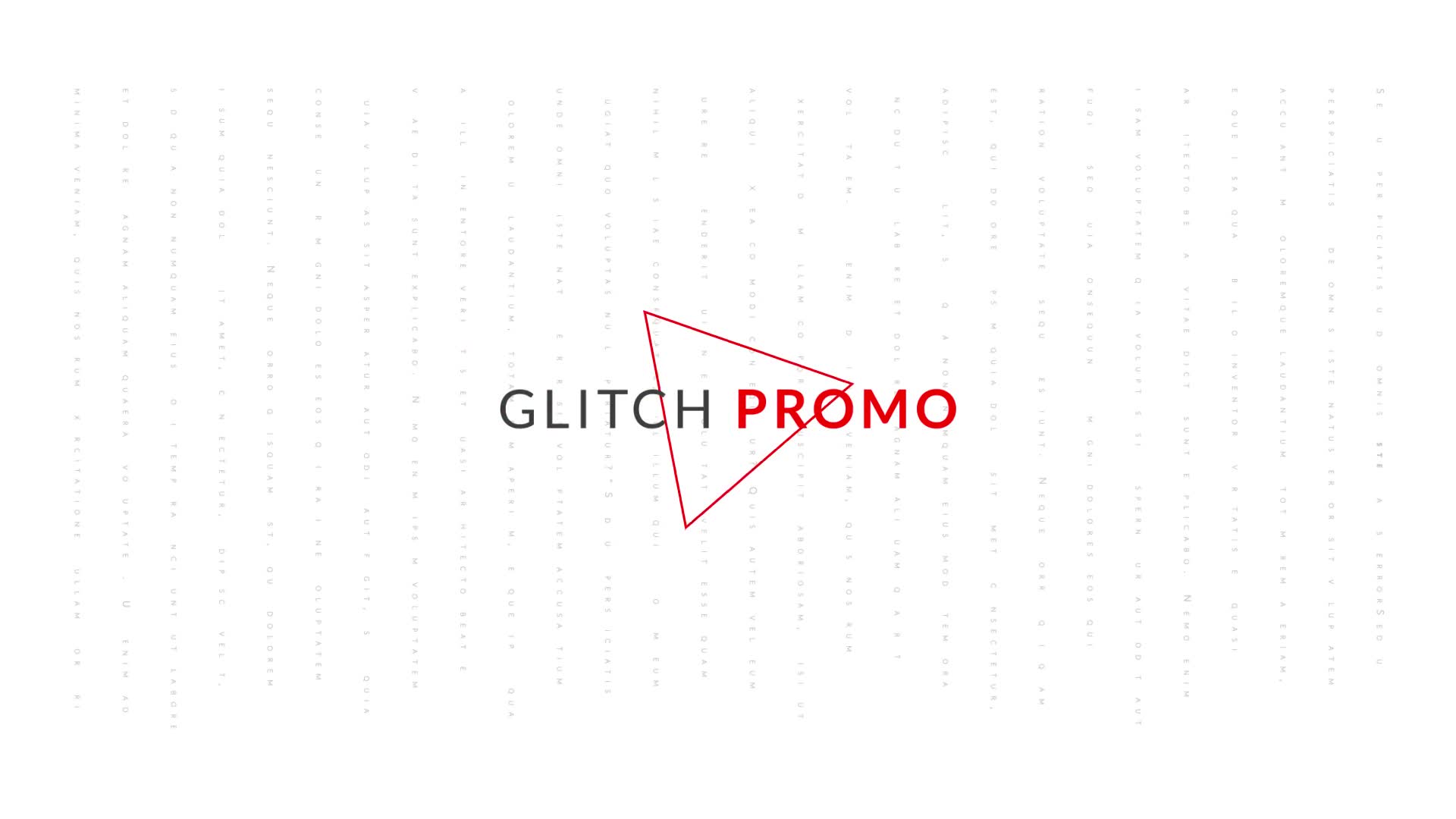 Glitch Promo Videohive 22353668 After Effects Image 1