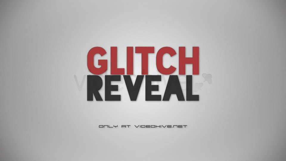 Glitch Reveal - Download Videohive 3536292