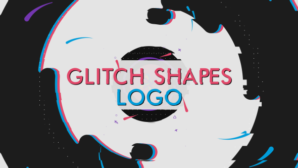 Glitch Shapes Logo - Download Videohive 19333992