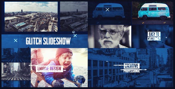 Glitch Slideshow - 13458148 Download Videohive