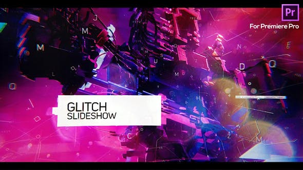 Glitch Slideshow for Premiere Pro - Download 25692502 Videohive