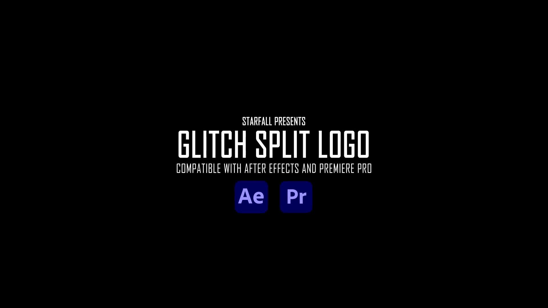 Glitch Split Logo Videohive 36493118 After Effects Image 1