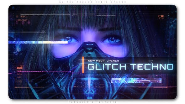 Glitch Techno Media Opener - Download Videohive 22371310