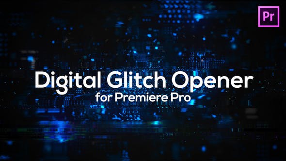 Glitch Technology Opener for Premiere Pro - Download Videohive 33269735
