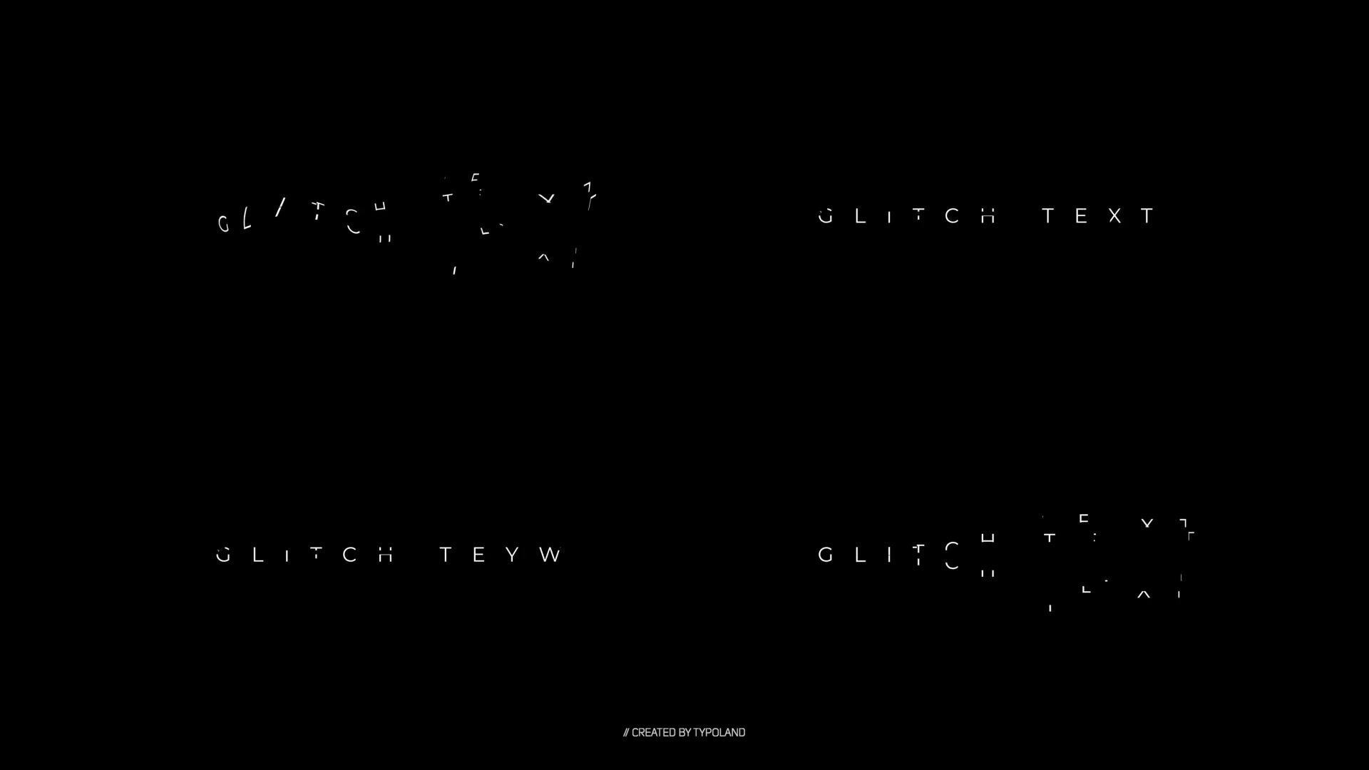 Glitch Text Animations Videohive 35963685 After Effects Image 10