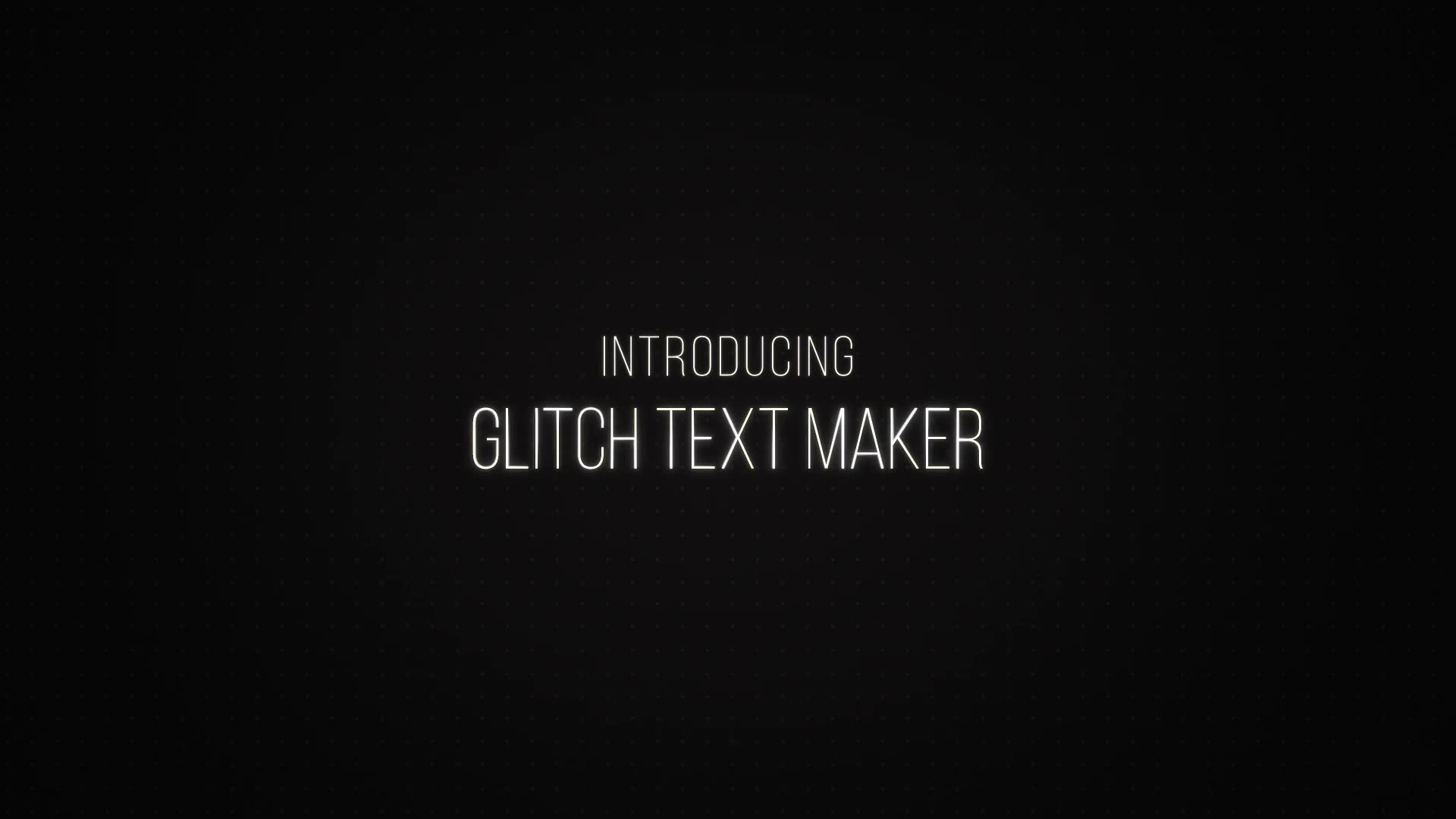 Glitch Text Animator Videohive 28814401 After Effects Image 2