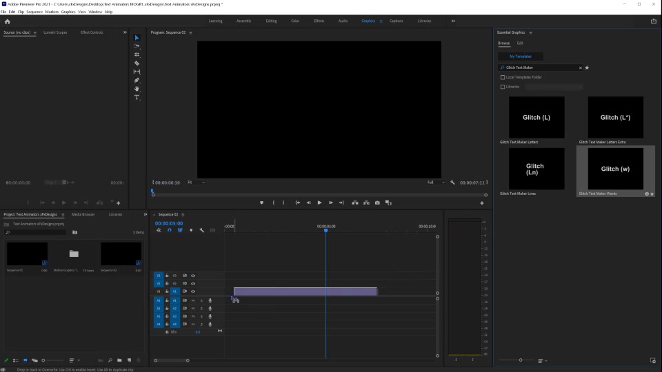Glitch Text Animator For Premiere Pro MOGRT Videohive 37489864 Premiere Pro Image 2