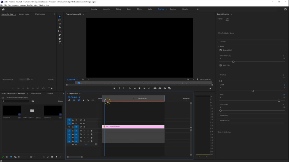 Glitch Text Animator For Premiere Pro MOGRT Videohive 37489864 Premiere Pro Image 4