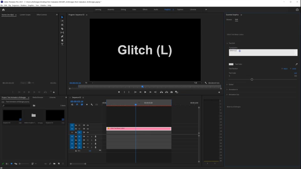 Glitch Text Animator For Premiere Pro MOGRT Videohive 37489864 Premiere Pro Image 9