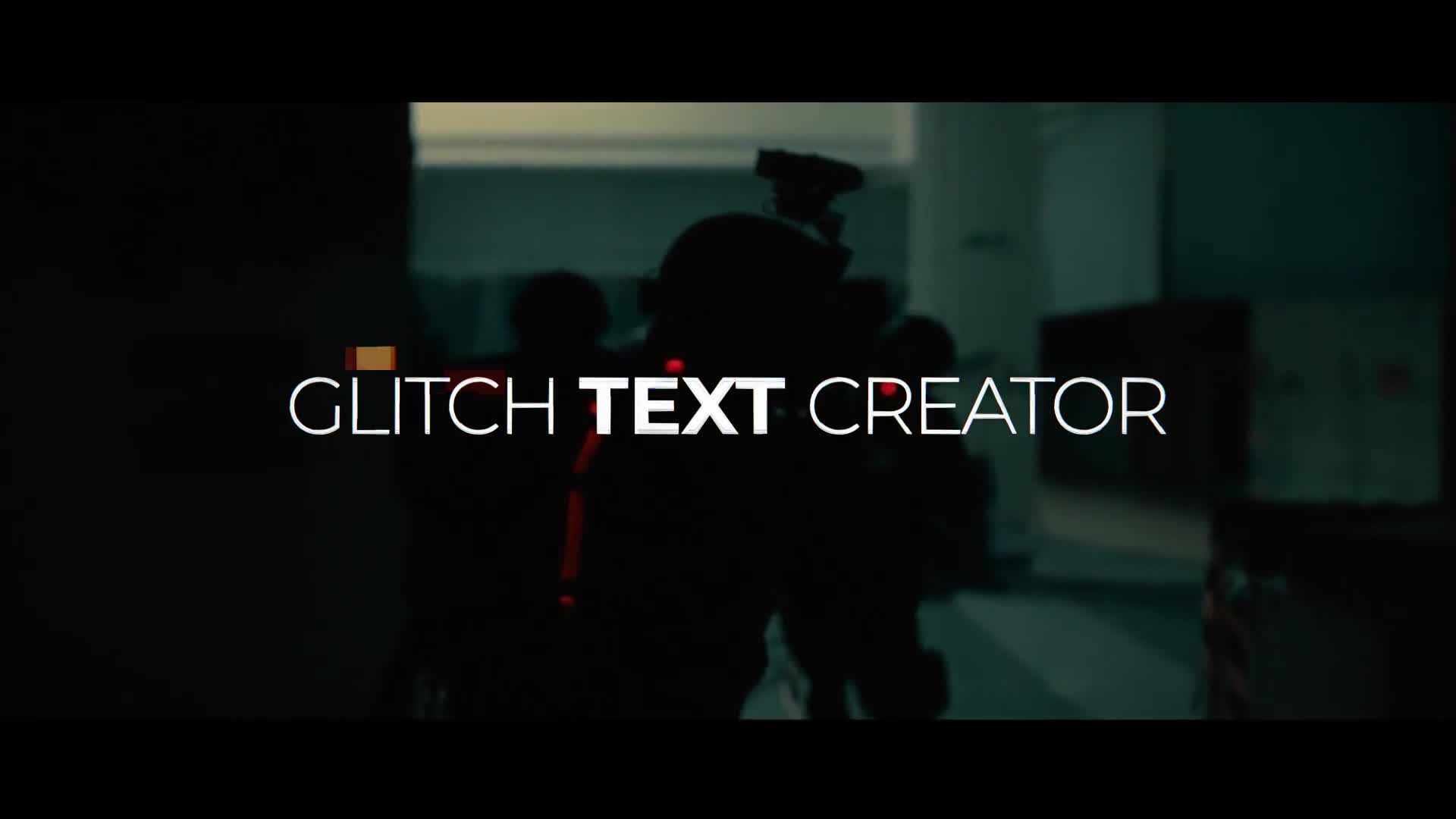 Glitch Text Creator Videohive 29599800 After Effects Image 1