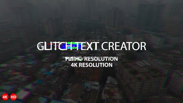 Glitch Text Creator - Download 21947365 Videohive