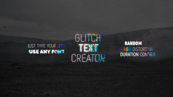 Glitch Text Creator - Download Videohive 19784087