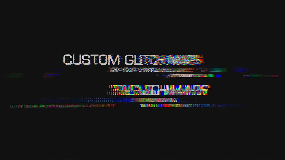 Glitch Text Effects Toolkit + 30 Title Animation Presets - Download  Videohive 15435003