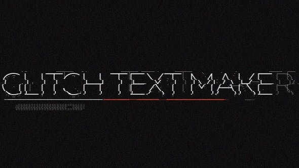 Glitch Text Maker - Videohive Download 19727266