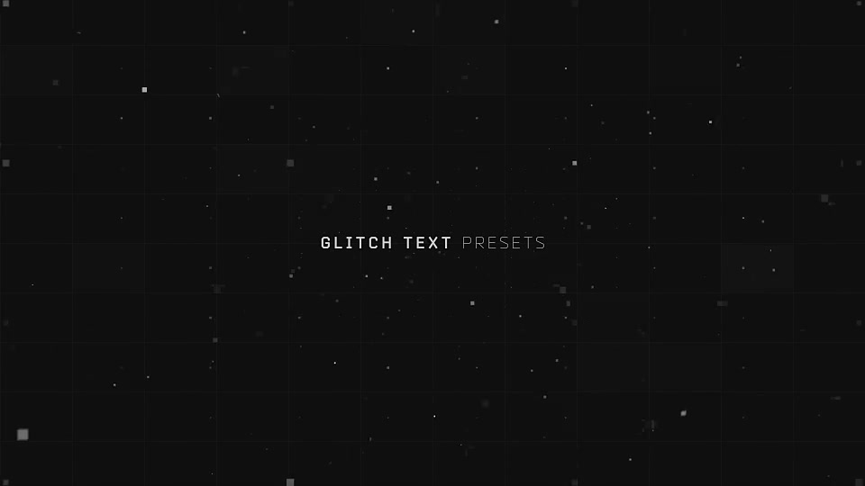 Glitch Text Presets - Download Videohive 19033484
