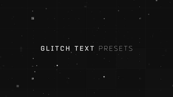 Glitch Text Presets - Download Videohive 19033484