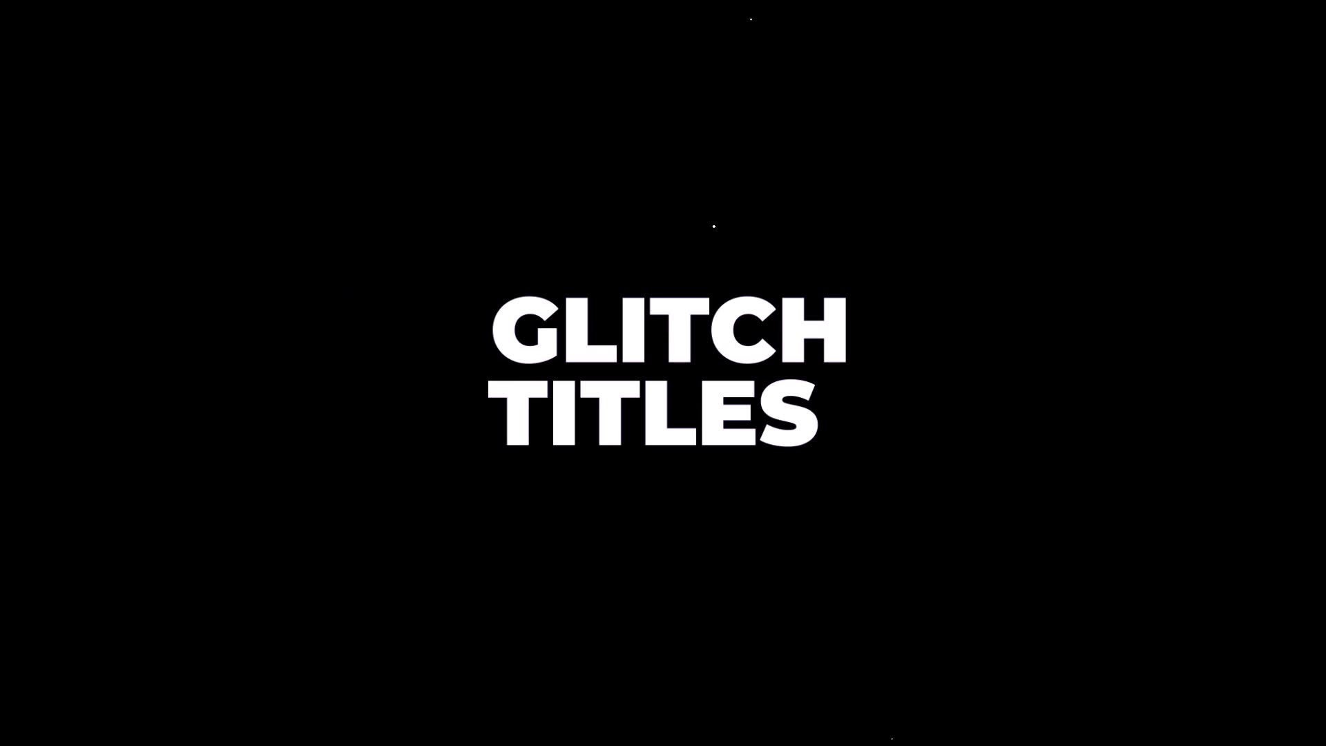 Glitch Titles 2 Videohive 33098876 After Effects Image 2
