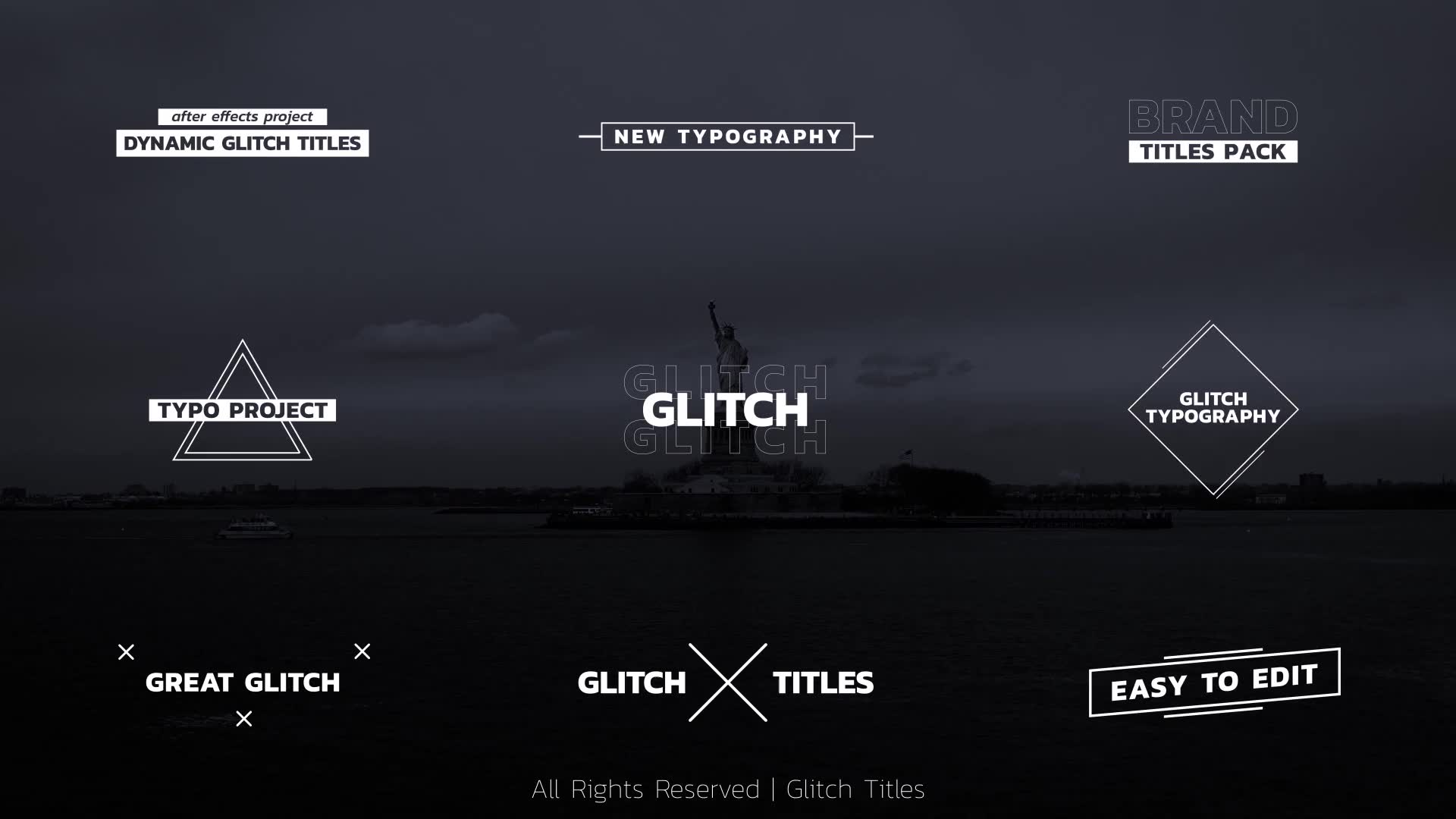 Glitch Titles | After Effects Videohive 34064937 After Effects Image 2