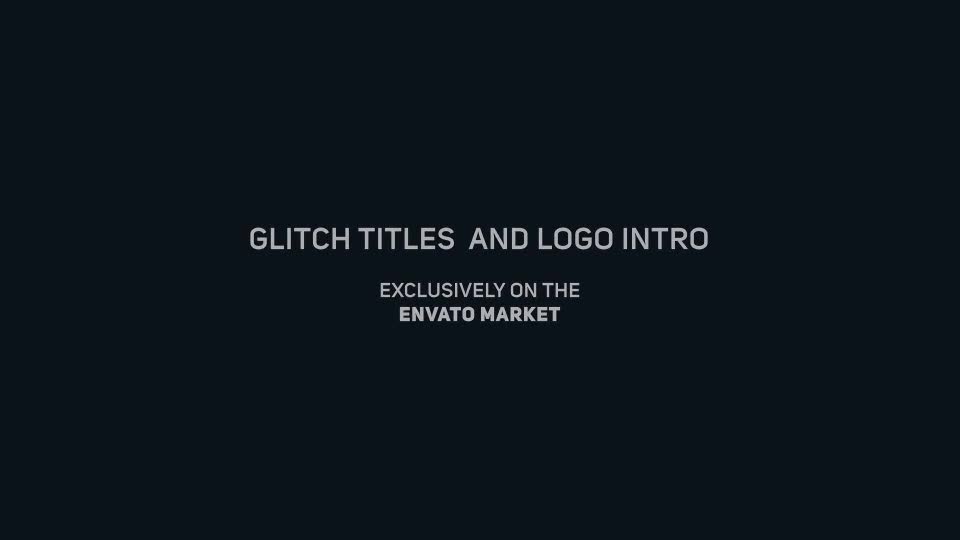 Glitch Titles and Logo Videohive 19292959 After Effects Image 1