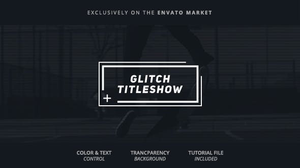 Glitch Titles and Logo - 19292959 Download Videohive