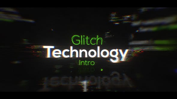 Glitch Titles and Logo - 33312293 Videohive Download