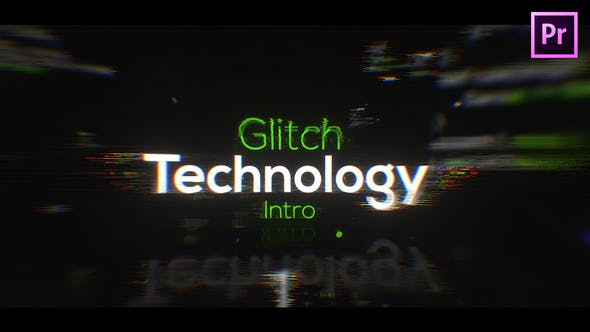 Glitch Titles and Logo for Premiere Pro - 33313007 Videohive Download