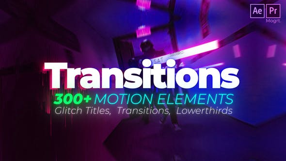 Glitch Titles and Transitions - 19358854 Videohive Download