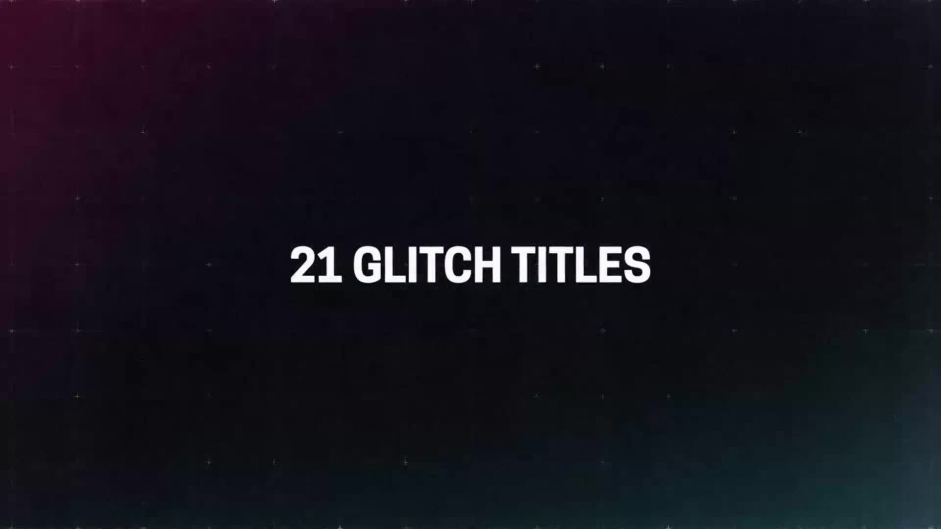 Glitch Titles Videohive 21698901 After Effects Image 1