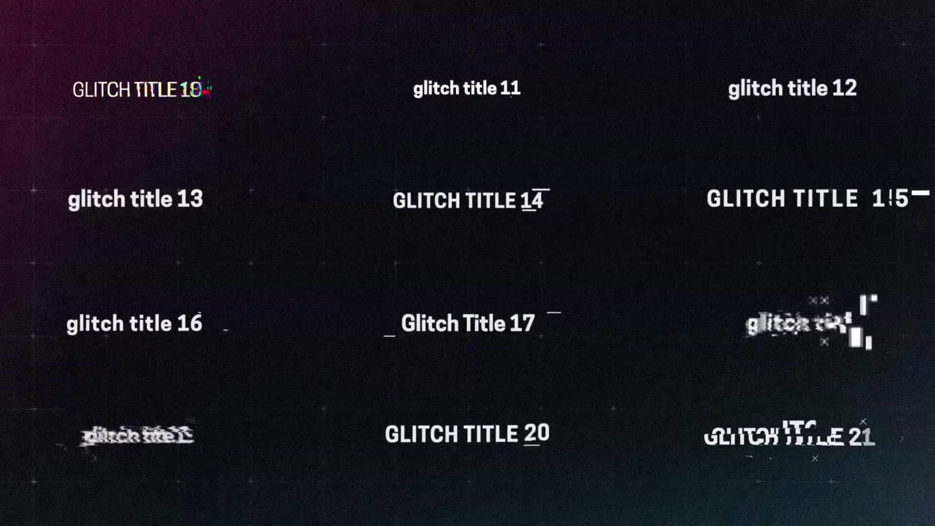 Glitch Titles Videohive 21698901 After Effects Image 2