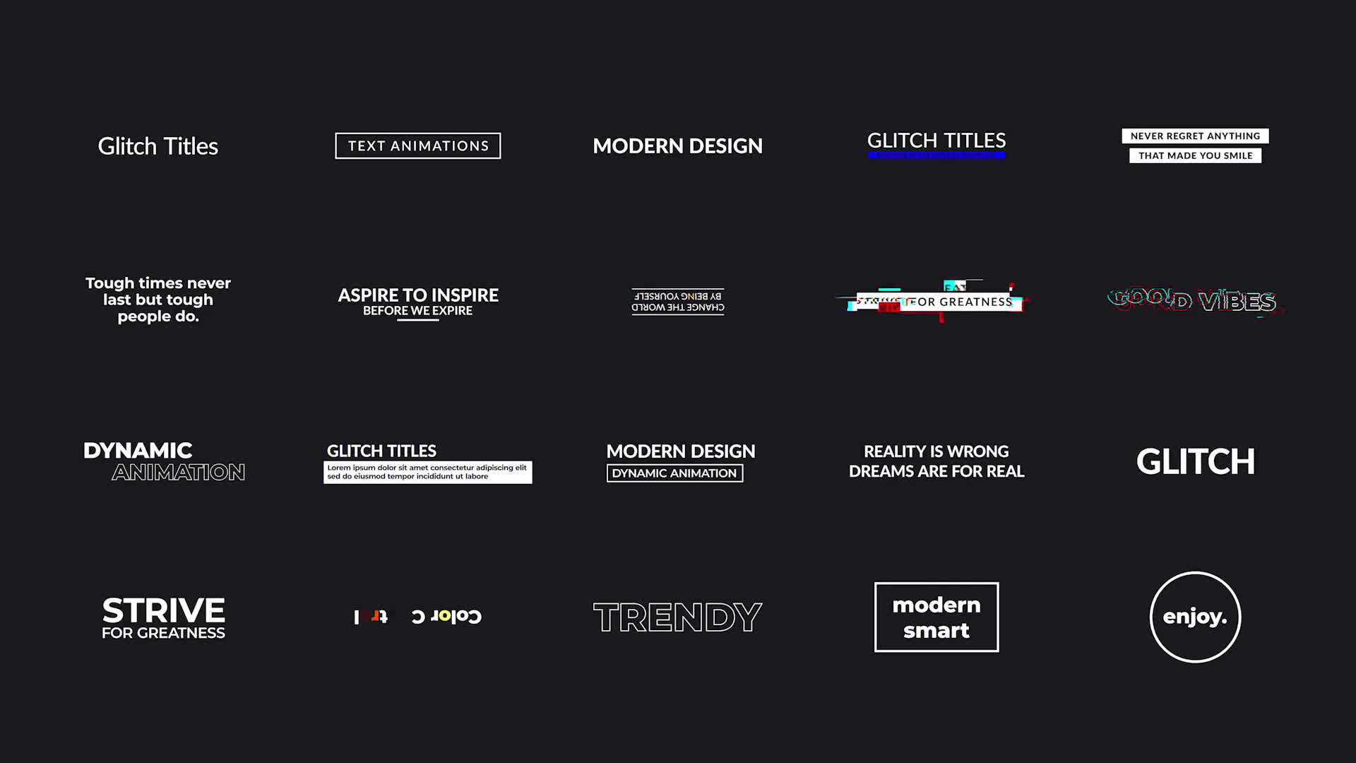 Glitch Titles Videohive 30823508 After Effects Image 1