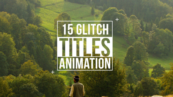 Glitch Titles - Download Videohive 12804804