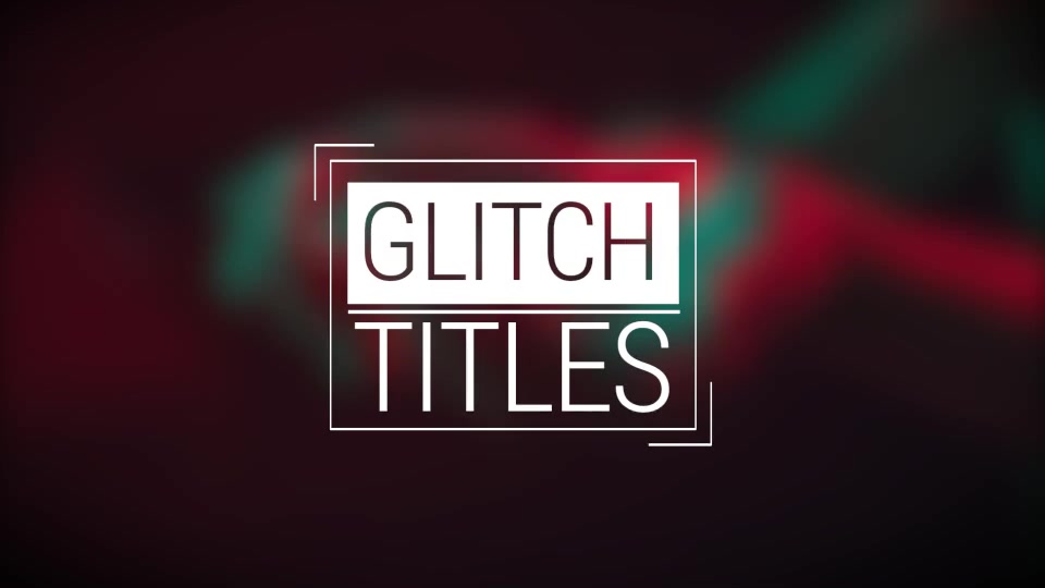 Glitch Titles - Download Videohive 15558093